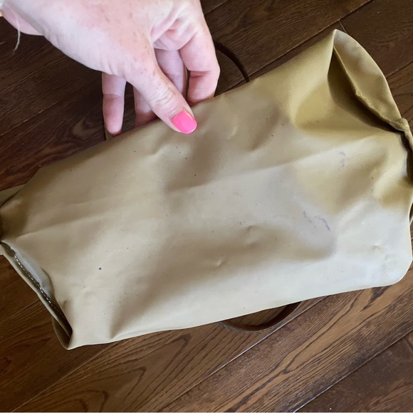 longchamp green le pliage tote , green - Picture 4 of 5